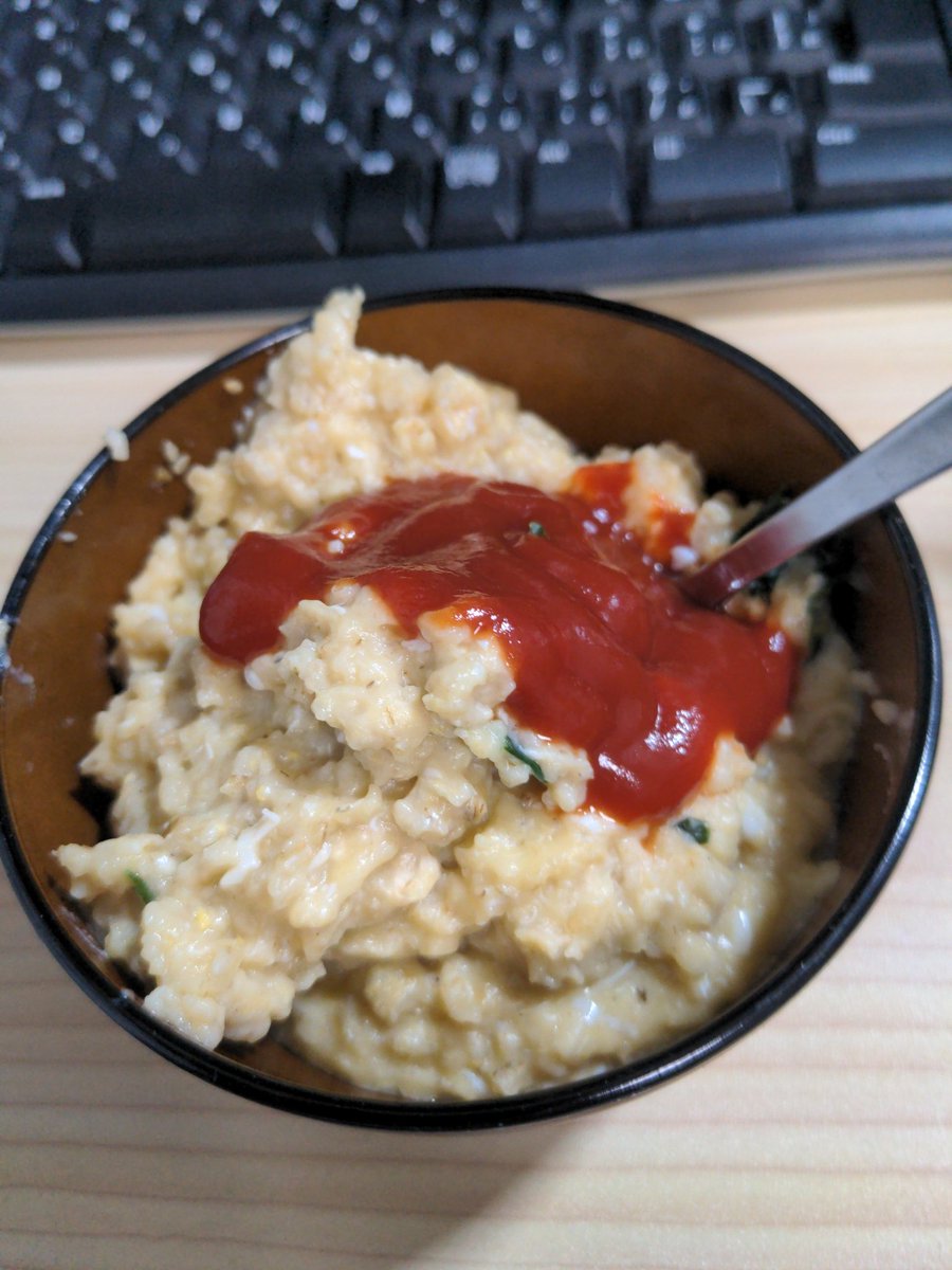 2022/05/12
オートミール
卵
わかめスープ
にんにく
ケチャップ
#けーぽんのダイエット支部