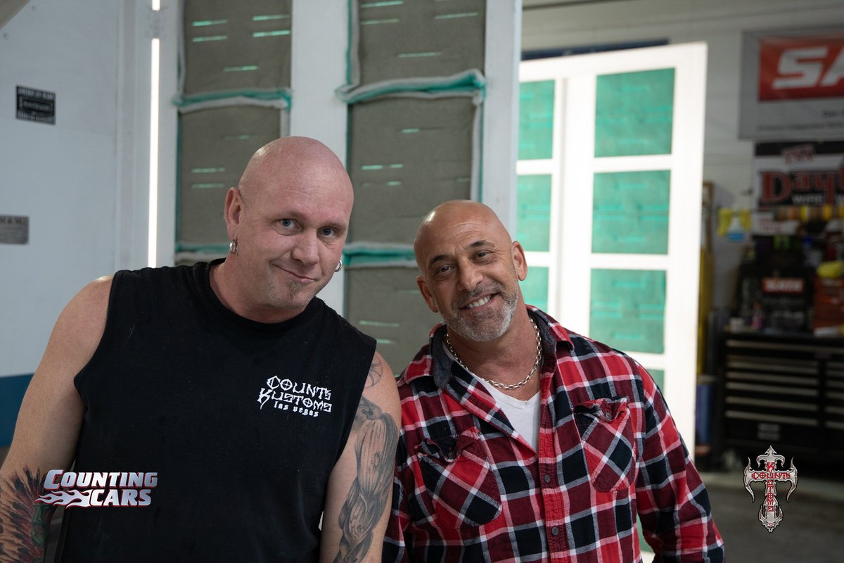 CountsKustoms's tweet photo. Kevin Mack aka MackDaddy is a key member of Counts Kustoms! Nothing goes on without Kevin knowing about it! He keeps us all in line and makes sure we are keeping on budget with all of our builds! #history #lasvegas #countskustoms #countingcars #kevinmack https://t.co/R07gYp68I6