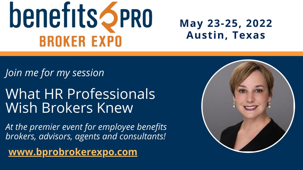 ebuxtaylor's tweet photo. Join me at @Benefits_PRO Broker Expo for my session: What HR Professionals Wish Brokers Knew #humanresources #benefits https://t.co/MEYetBnZNT