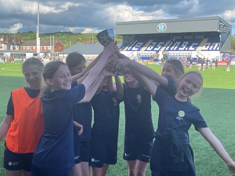 mfccst's tweet photo. And that’s a wrap for this terms Community Cup Competition.
We finished off today with the Girls year 5&6 groups.
With the final being a tight game between Prestbury & Gorsey Bank with the latter winning 1-0
We will see you again next term for 4 more weeks if footy fun 💙 https://t.co/SjAN6F4WqR