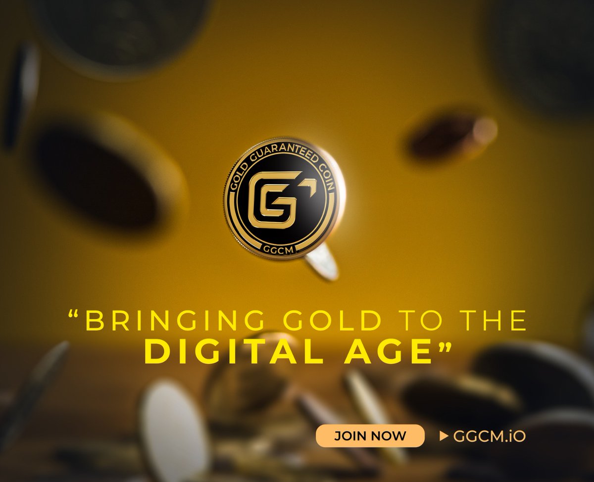 GGCMOfficial's tweet photo. If you don’t want to risk losing money due to market swings or government regulation, gold-backed #cryptocurrencies such as #GGCM may be a good option 📝📌 https://t.co/vNXTb6zO1O