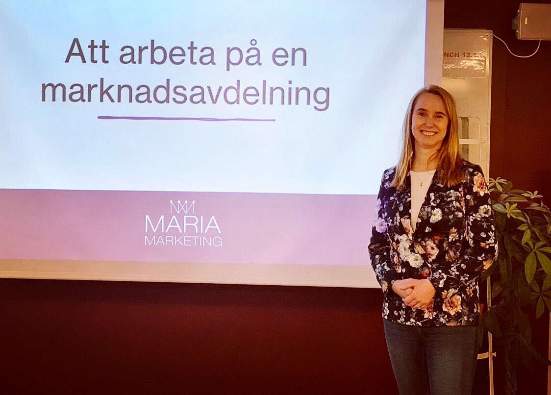 Inspirerande och hedrande att gästföreläsa för blivande webbkommunikatörer på <a href="/Medieinstitutet/">Medieinstitutet</a> i Sthlm 💫

#marknadsföring #mariamarketingab #stockholm