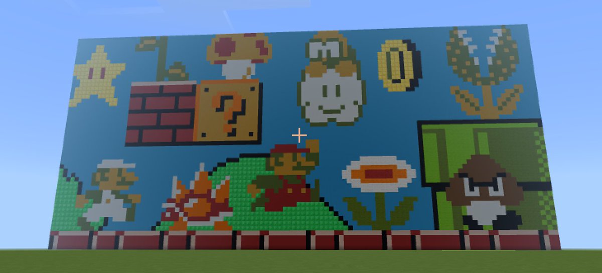 RG6RayLewis's tweet photo. We used #Minecraft and other digital platforms to create pixel art. 

#HamOnt @HWDSB @RayLewisHWDSB #art https://t.co/lnuWnr73i8
