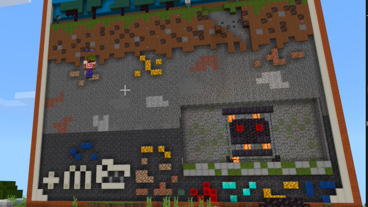 RG6RayLewis's tweet photo. We used #Minecraft and other digital platforms to create pixel art. 

#HamOnt @HWDSB @RayLewisHWDSB #art https://t.co/lnuWnr73i8