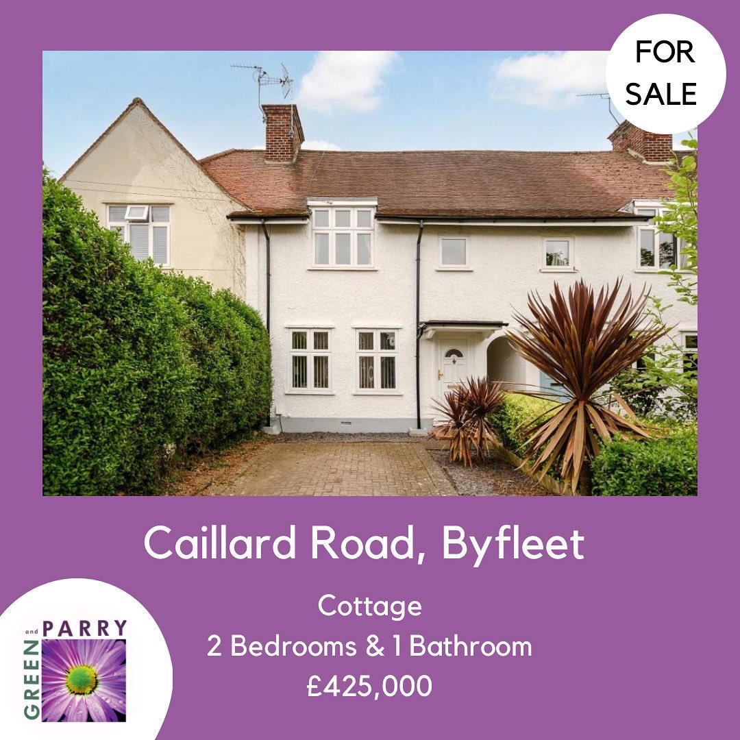 greenandparry's tweet photo. Green and Parry are presenting to the market this two large double bedroom, Mid terrace house with off street parking and good size private garden. Positioned in a good road in the heart of Byfleet Village close to local Village shops and amenities. https://t.co/FRga4laOf3