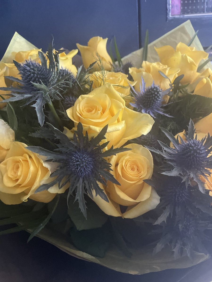 gillianSNP's tweet photo. Hmm, can you guess which party I’m in by these flowers? Thanks to those who sent them. They are absolutely lovely and appreciated 💛 and Carol who can’t be tagged https://t.co/RdLm9aqn5X