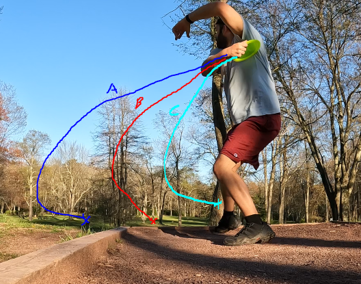 4GuysDiscGolf's tweet photo. What do you think the outcome was, of this Understable Anhyzer throw? Comment your answers!!

A - Floated it outside to the left? 
B - Perfect throw with the right amount of Right turn? 
C - Hooked it straight into the tree 10 feet off the tee?

Reveal post tonight! #discgolf https://t.co/YdjrUSQWra