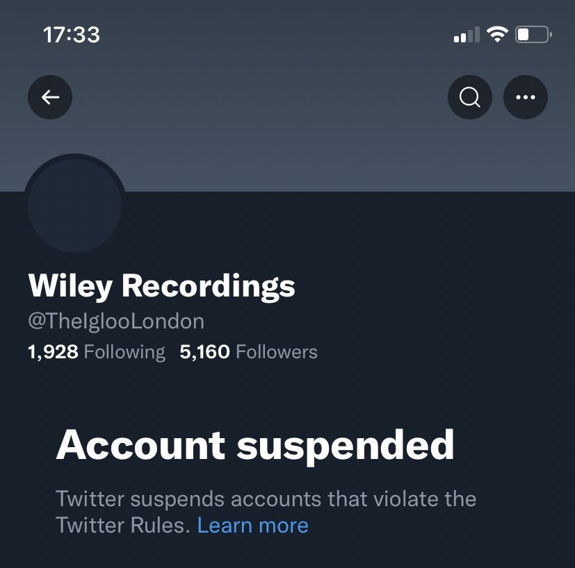 Northside_LDN's tweet photo. Wait what happened to Wiley this time? @TheIglooLondon #FreeWiley #Oppression #antisystemic https://t.co/jb9acU8FH1