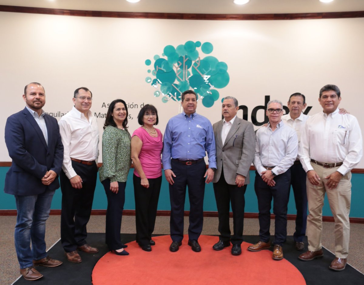 fgcabezadevaca's tweet photo. Felicidades a @indexmatamoros por su 50 aniversario y ser pionera nacional de las asociaciones del sector maquilador. Seguiremos realizando esfuerzos para fortalecer en #Tamaulipas las condiciones para la inversión, estabilidad laboral, desarrollo y bienestar. https://t.co/WrwRfb297n