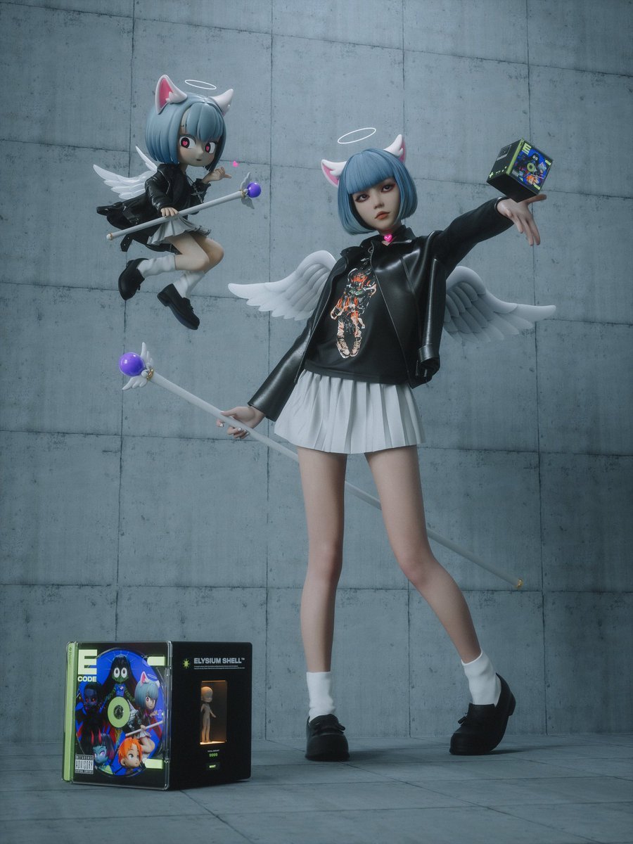 elysium_system's tweet photo. You’ve seen the angel in Elysium, you may see her around the corner IRL these days. 

#cosplayurshell https://t.co/NGGWl3bBbT