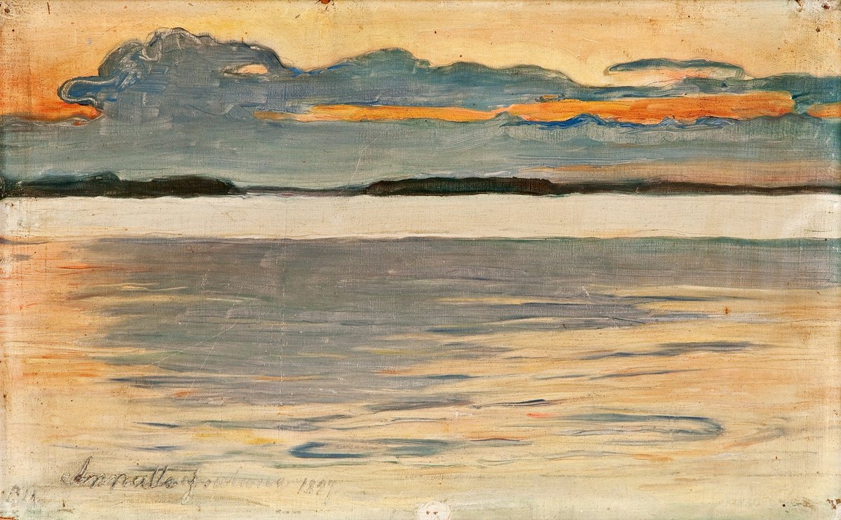 McapHunter32's tweet photo. #art #arts #artlovers #painting #donneinarte #music Pekka Halonen https://t.co/Uoa8OVCaQI