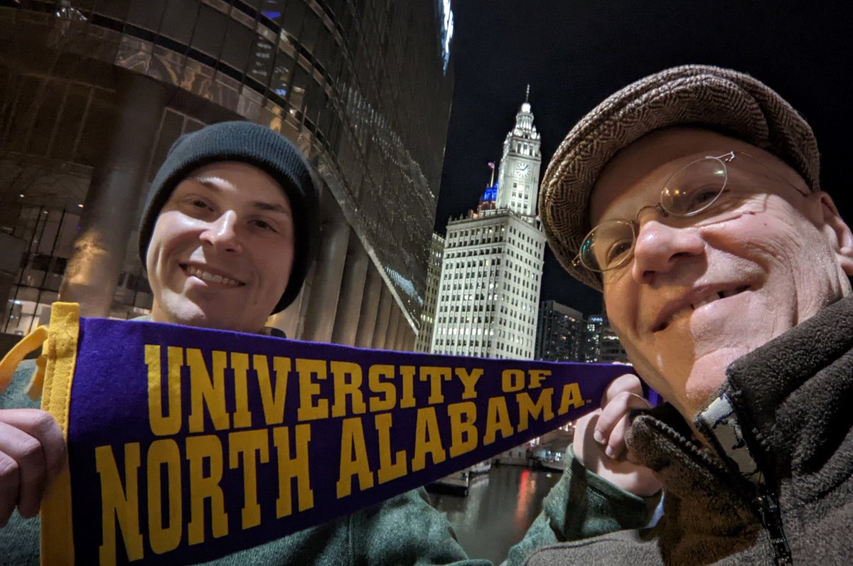 una_geo's tweet photo. #una_geo student Daniel Cody Harris and Dr Michael Pretes conducted research at Northwestern University in Chicago about historic campus buildings. They also scouted the city for locations for the forthcoming Chicago study away trip. https://t.co/35RaYofQkb