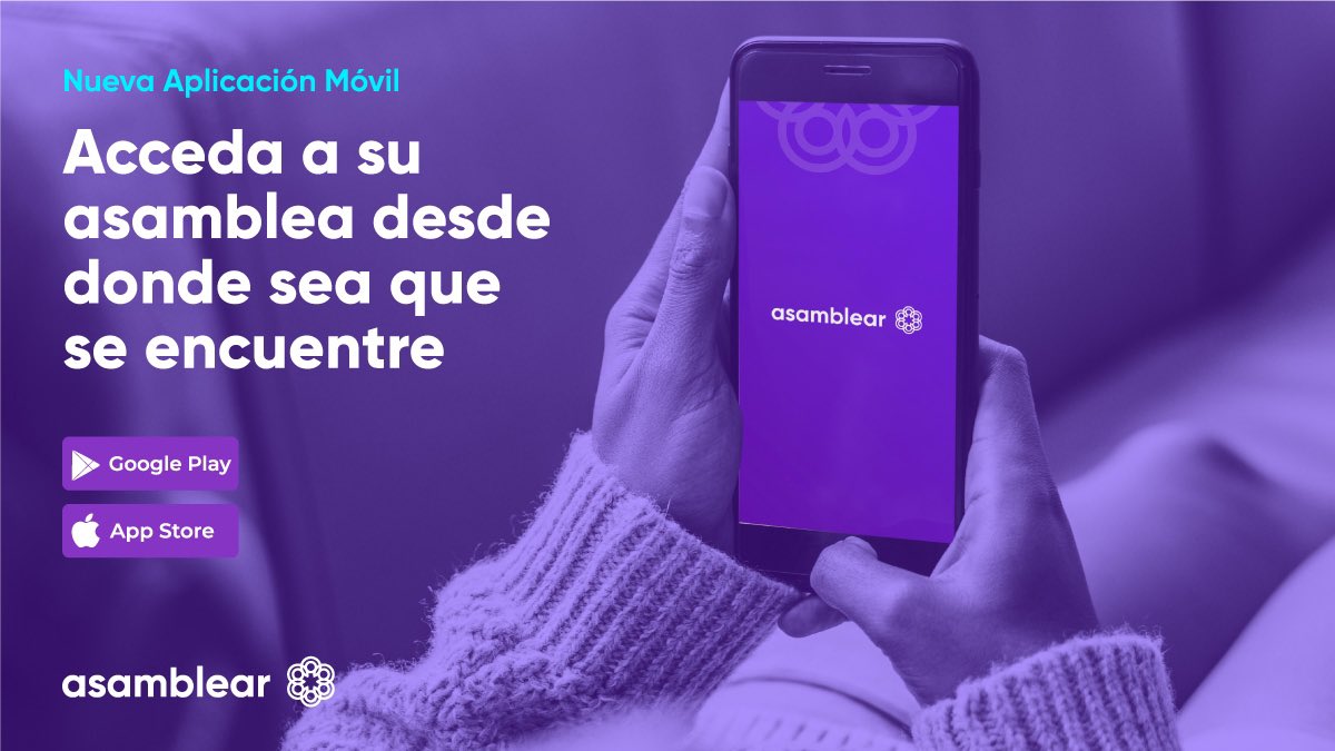 AsamblearOK's tweet photo. Le damos la bienvenida a la nueva Aplicación Móvil de @AsamblearOK
Con nuestra Aplicación Móvil podrán acceder a sus asambleas desde cualquier lugar donde se encuentren, teniendo acceso a todas las funcionalidades de nuestra plataforma.

Costa Rica: Sibu ERP CS
Panamá: PH Control https://t.co/N1cposzuEX