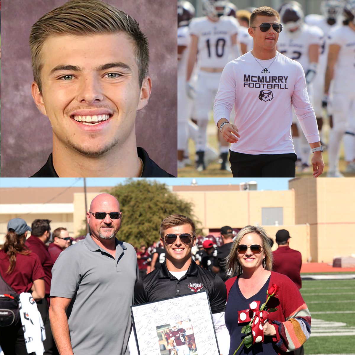 McMURRYFOOTBALL's tweet photo. | Happy Birthday to McMurry War Hawk Football Alum |
TANNER CLARK!

Have a great day!

#WarHawksFAW https://t.co/Pi1rqSh8uU