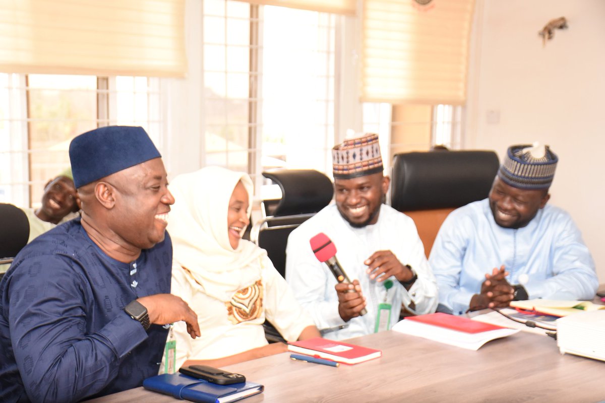 kadirsgovng's tweet photo. EDUCATIONAL VISIT BY KIF!!!
Today, the Executive Chairman Dr.Zaid Abubakar and other Management team received, the 4th Cohort of KIF. The EC made a presentation on the Topic:
Optimisation of IGR for Urban Renewal through Technology, Attitudinal Change and Strategic Partnerships. https://t.co/Xa1KhPuyKl
