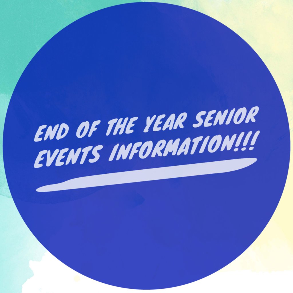 Please click this link to checkout Mr. Wright's letter regarding end of the year senior events: 5il.co/1ad0e