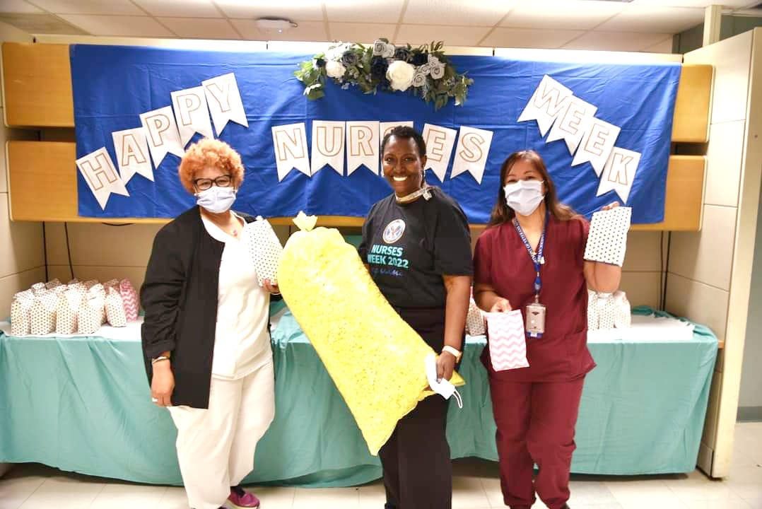 DCVAMC's tweet photo. It’s #NationalNursesWeek and we’re honoring the contributions of all VA Nurses. One week is not enough time to show our appreciation but we’re packing it full of ways to try! Check out these photos from Nurses Week 2022 and help us thank Team #DCVAMC Nurses! https://t.co/OOsvkzVNav