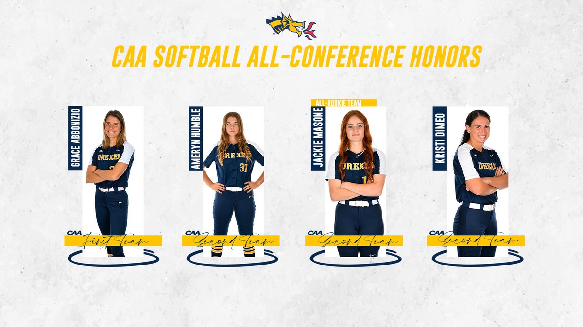 DrexelSoftball's tweet photo. Abbonizio Headlines Drexel in Conference Honors

STORY | https://t.co/SKra1BVG3U https://t.co/aC27CxWIk2