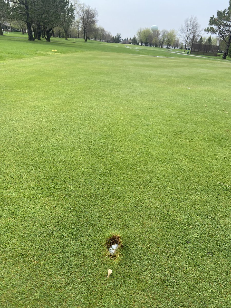 leerdexter's tweet photo. Find the ball!! It’s a bit wet out here today. The pinnacle of my short golf career https://t.co/ENGwxFWDMb