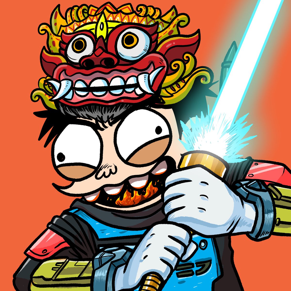 KillingDumpling's tweet photo. they are the best saber wielding in jukiverse. they are always fighting for the number one title. but there is something they don't know that they are brothers.
#Jukiverse 
Mantap#0054 https://t.co/8pu9Eoe4dR