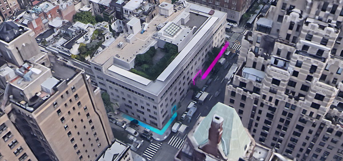 RTFKT's tweet photo. When you are coming to experience the @Gagosian in New York today there will be two entrances:

📍976 Madison Avenue 
Works based on Clone X

📍980 Madison Avenue
Murakami Flowers &amp; New paintings inspired by the fish motif https://t.co/9bKlpfzqSs