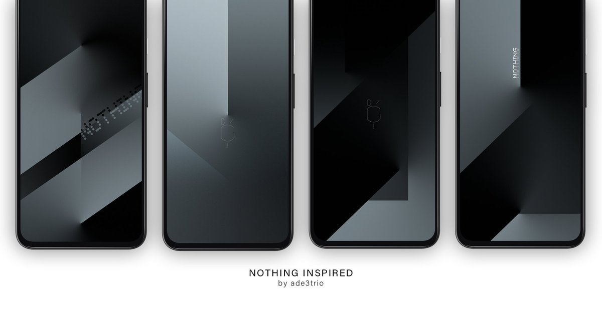 ade3trio's tweet photo. So I created some wallpapers for my Nothing Launcher set up and decided to share them!
Find them here: https://t.co/HnPmigYXlq
💙 and RT if you liked the wallpapers😁
.
#nothingphone1 #nothingwallpapers #Nothing #nothinglauncher #blackandwhite
 @nothing @getpeid https://t.co/ORFe2JfLcR