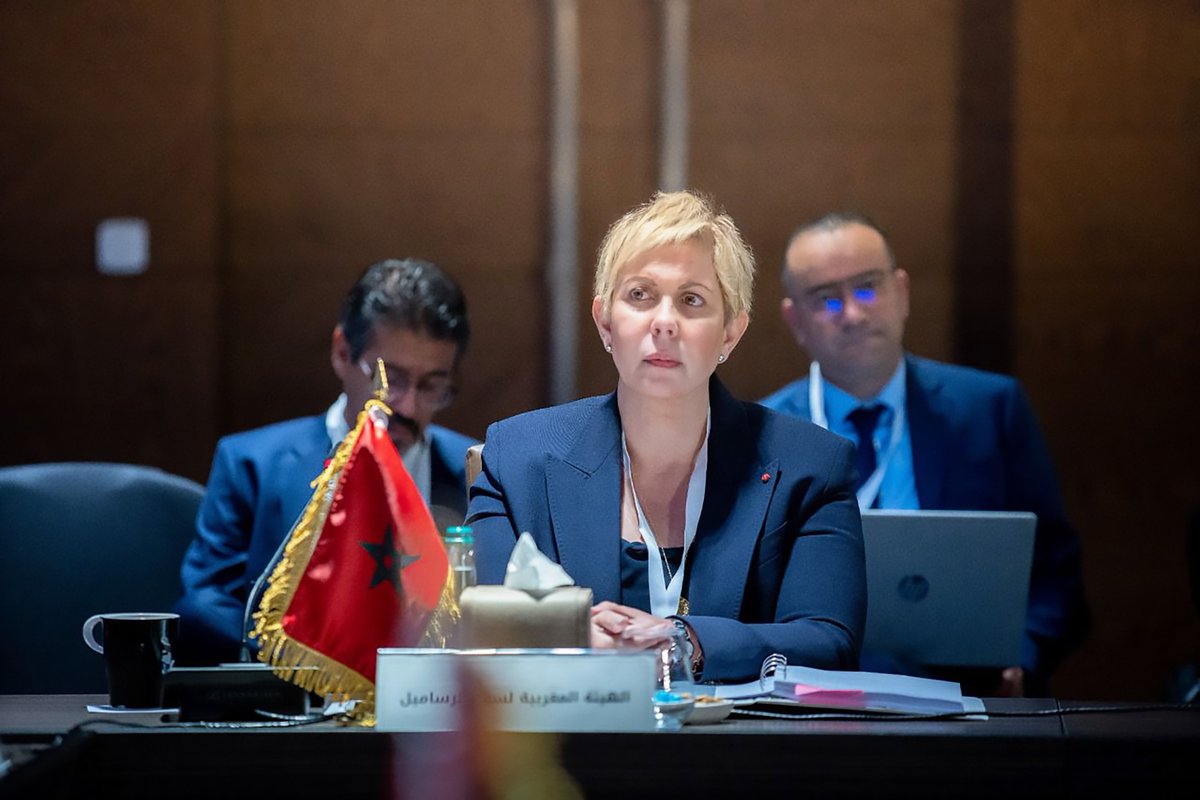 Mme Nezha HAYAT, Présidente de l’#AMMC participe, en sa qualité de membre, à la 16e réunion du Conseil de l’Union Arabe des Autorités des Marchés des Capitaux #UASA organisée par @cmaoman le 11 mai 2022 à #Muscat