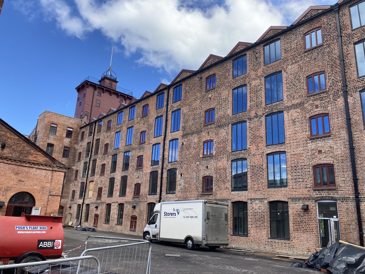 catherine_dewar's tweet photo. My trip to #Shrewsbury was to visit the @HistoricEngland #FlaxmillMaltings Amazing progress in converting and reusing this iconic set of buildings. We can and must make use of our historic industrial buildings…people will have the joy of working here every day 😍. #HeritageWorks https://t.co/3j5Ig5YzdY