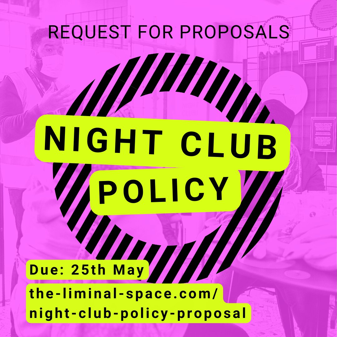 🔊 CALL OUT FOR PUBLIC AFFAIRS 🔊

The aim of this work is to encourage the UK Government to commit to helping mitigate the impacts of shift work on employee health and wellbeing across the country.

Apply: the-liminal-space.com/night-club-pol…
#theforgottenshift #policy #health #wellbeing