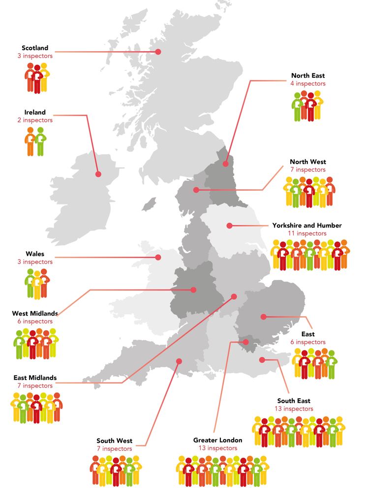 Looking for inspectors to inspect your #firedoors FDIS #inspectors are located across the UK.