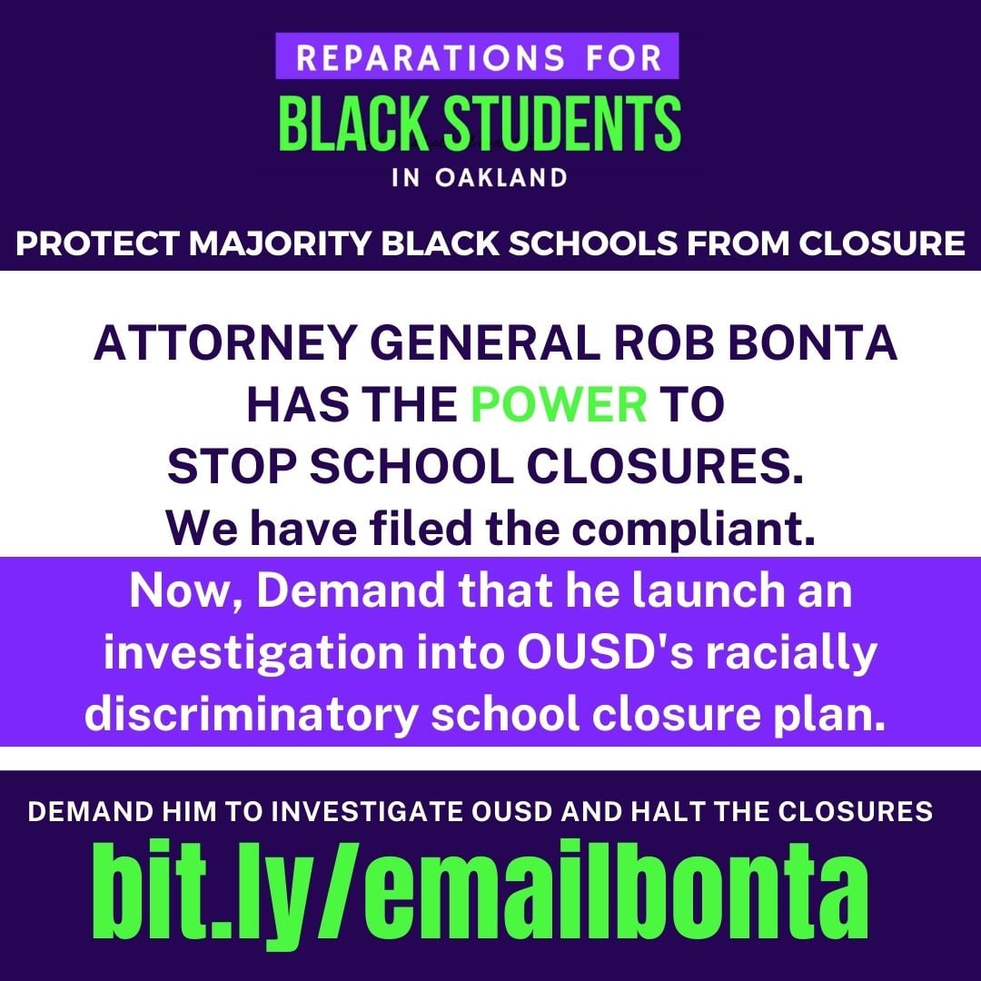 rep4blkstudents's tweet photo. #StopSchoolClosures The fight is not over. Please take a moment to send Rob Bonta a letter (Yes you can send more than 1).   https://t.co/UgIGJwfllw   .  . https://t.co/ThN5EpIcB5