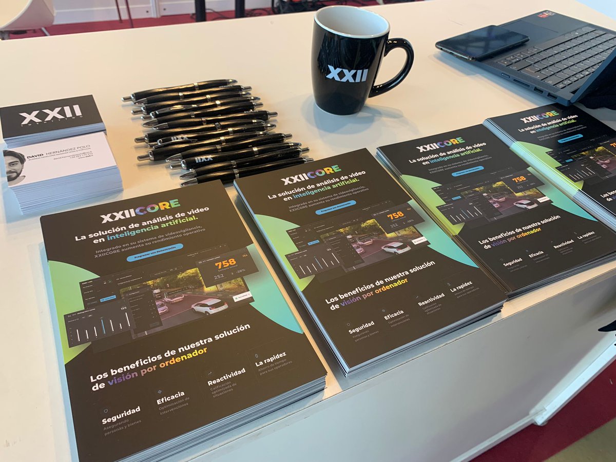 XXII_GROUP's tweet photo. Ce mercredi marque le lancement de #Technosec, le premier salon professionnel sur la sécurité et les technologies intelligentes qui se déroule à #Madrid 🇪🇸
Pour l’occasion, on fait découvrir notre logiciel #XXIICORE pour la #SmartCity et la #SmartInfra aux visiteurs 💡 https://t.co/C5BzKu1KLw