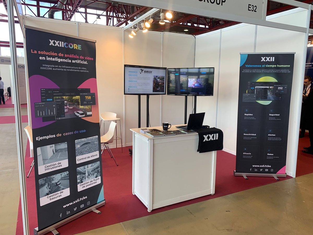 XXII_GROUP's tweet photo. Ce mercredi marque le lancement de #Technosec, le premier salon professionnel sur la sécurité et les technologies intelligentes qui se déroule à #Madrid 🇪🇸
Pour l’occasion, on fait découvrir notre logiciel #XXIICORE pour la #SmartCity et la #SmartInfra aux visiteurs 💡 https://t.co/C5BzKu1KLw