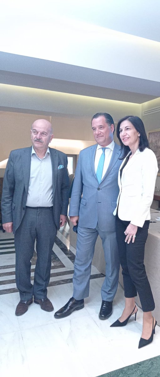 OlympiaAnast's tweet photo. Στην Ημερίδα της Hatta Association με θέμα Re-Ally #Tourism: The Hellenic and European Travel Agents Initiative, με σημαντικούς εκπρόσωπους του τουρισμού της Ευρώπης (#ECTAA, #WTAAA, #ANVR, #SETO) μεταξύ άλλων όπου και απηύθυνα χαιρετισμό. https://t.co/X0KtVZGbKc