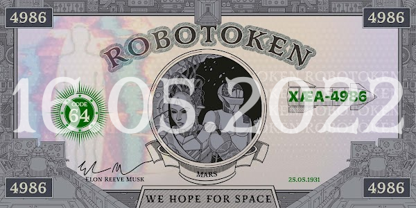 ROBOTOKENSPACE's tweet photo. 📌#ROBOTOKEN📌

🌠One of the #banknots  that will show you the #future that awaits us on Mars🤖
🎆Thanks to the development of #technology, we will go to #Mars.
🌌𝗦𝘁𝗮𝗿𝘁 waiting for this culminating event with us.🚀

📲More: https://t.co/z3PH3TMSk7 

#NFT #Metaverse #Space https://t.co/BB39OMgKz4