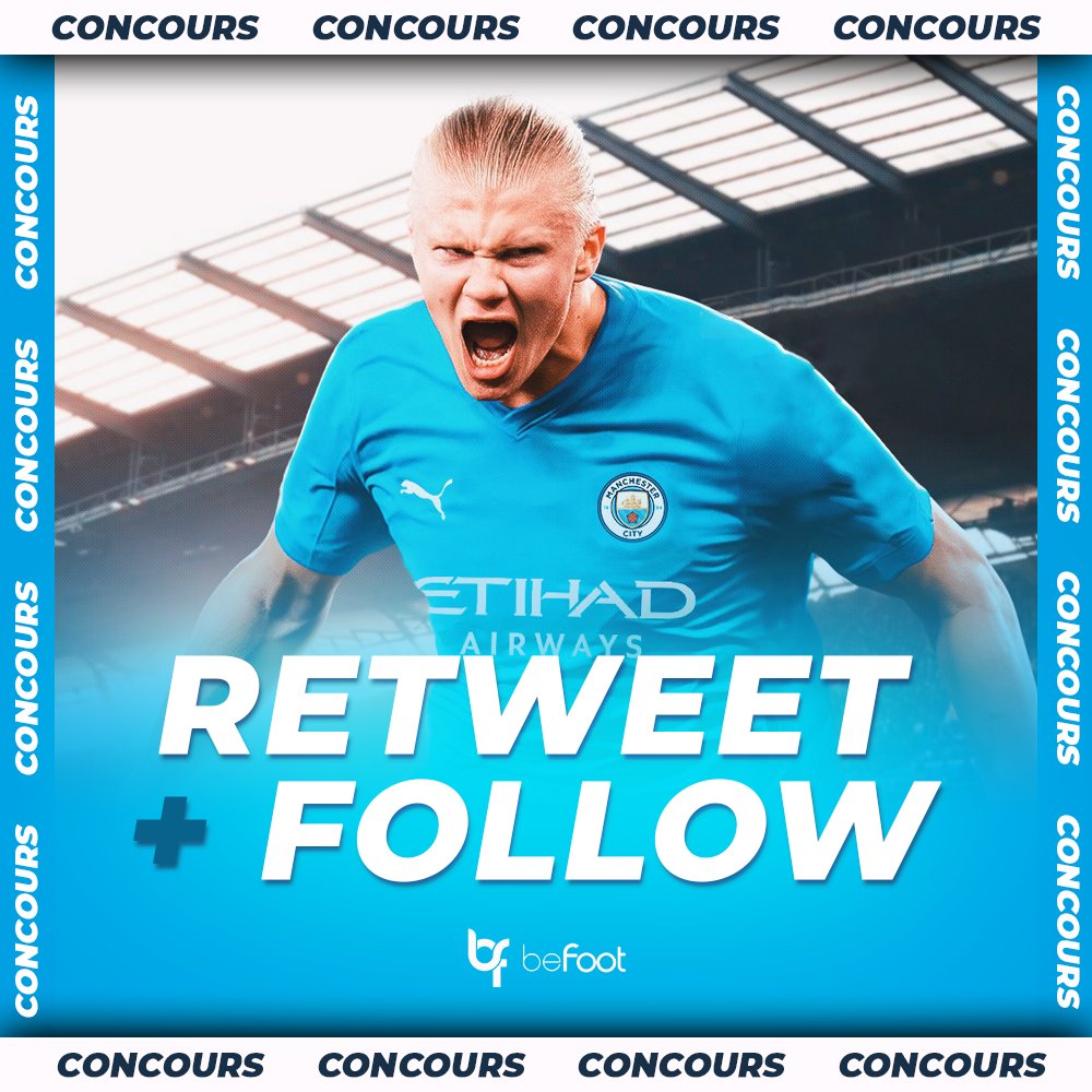 _BeFootball's tweet photo. 🎁 On t'offre le maillot d'Erling Haaland à Manchester City 🇳🇴🤖

🔄 RT + Follow @_BeFoot &amp; @ParionsSport 

⌛️ Tirage au sort le 18/05 https://t.co/IoNv3jjbeX