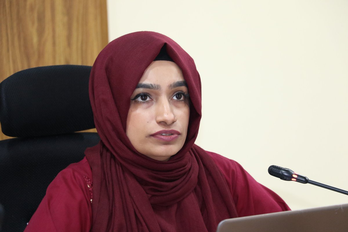 ACDC_ISSI's tweet image. @AamnaRafiq, Research Associate @ACDC_ISSI spoke on &quot;Building #NationalFramework for #BigData: The #WayForward for #Pakistan.”