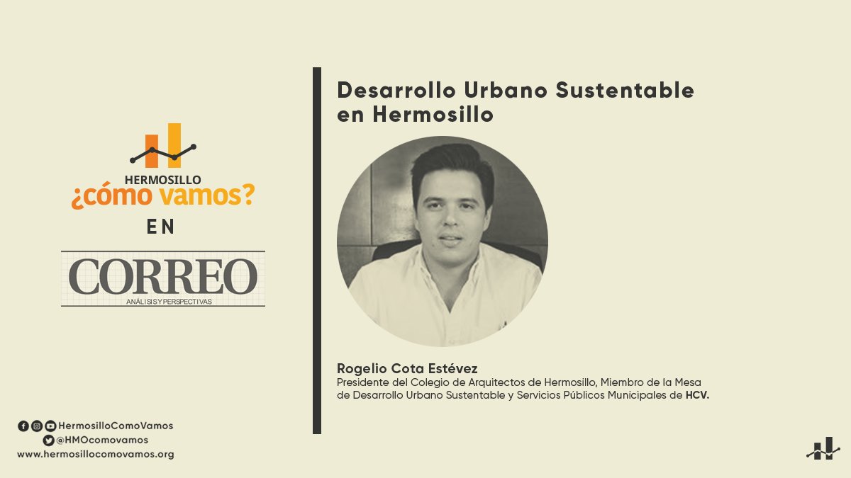 "Desarrollo urbano sustentable en Hermosillo" la colaboración de <a href="/rcotaestevez/">Rogelio Cota Estevez</a> en <a href="/RevistaCorreo/">Revista Correo</a> 
Te invitamos a leerla en: es.calameo.com/read/000697929…