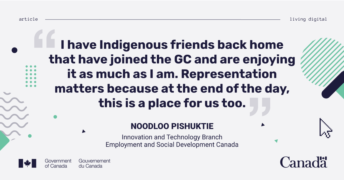 TBS_Canada's tweet photo. The latest #LivingDigital article is all about the IT Apprenticeship Program for Indigenous Peoples, a unique program creating opportunities for #Indigenous Peoples with a passion and an interest in working in #IT in the #GC: https://t.co/9KfH38QMuD https://t.co/Maj2h5Oj2l
