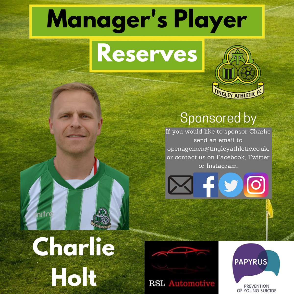 TAFC_FirstTeam's tweet photo. Reserve Player of the Season went to @CharlieHolt9. It was Charlie’s first proper season in the 2nds and, as captain, he’s shown his worth. Vital in every game he played, missed in all those he didn’t. Charlie’s been a great support to the younger players too. 

#ATAW https://t.co/R121WcC56s