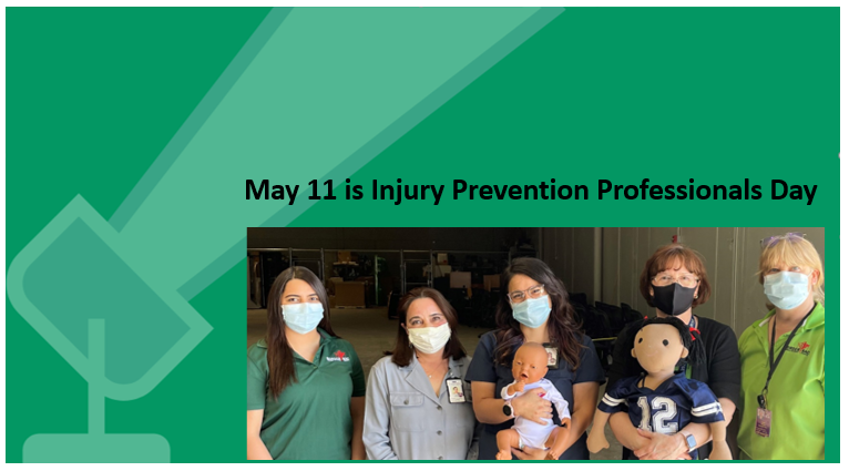 May 11 is Injury Prevention Professionals Day. BorderRAC would like to remind everyone there are many resources available and different ways to prevent heatstroke and other injuries. #thisisinjuryprevention