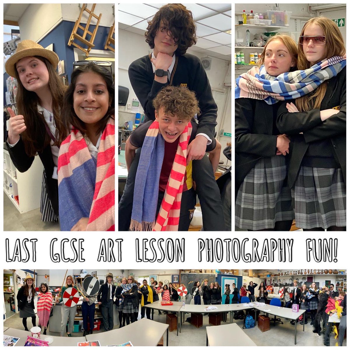 BablakeArt's tweet photo. Good luck to @BKHSBablake Year 11, they are off on study leave today. We’re very proud of how hard our GCSE Art pupils have worked over a very difficult time to create their coursework. #gcse #studyleave #artcoursework #gcseart https://t.co/UHopFD5Ssm