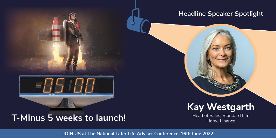 Air_laterlife's tweet photo. Hear from our Head of Sales, Kay Westgarth, Standard Life Home Finance on 16 June 2022 at our National Later Life Adviser Conference at the National Space Centre on 16 June 2022.
#laterlifelending #standardlifehomefinance #equityrelease #airconference https://t.co/Gd9TUfjT6n