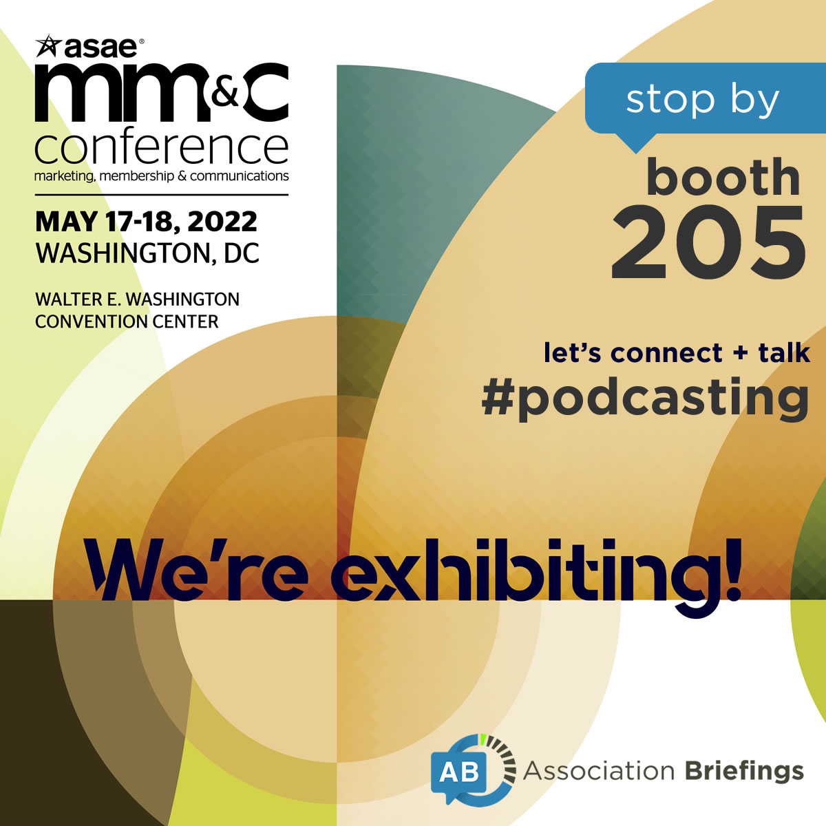 Looking to start a #podcast for your #association? Heading to <a href="/MMCconf/">ASAE MM&C Conference</a> next week? Then let’s connect. Stop by our “studio” at booth 205 and let’s chat about how we can get your podcast up and running in Q2. Be the true “voice” of your industry. assnbriefin.gs/mmc #assnchat