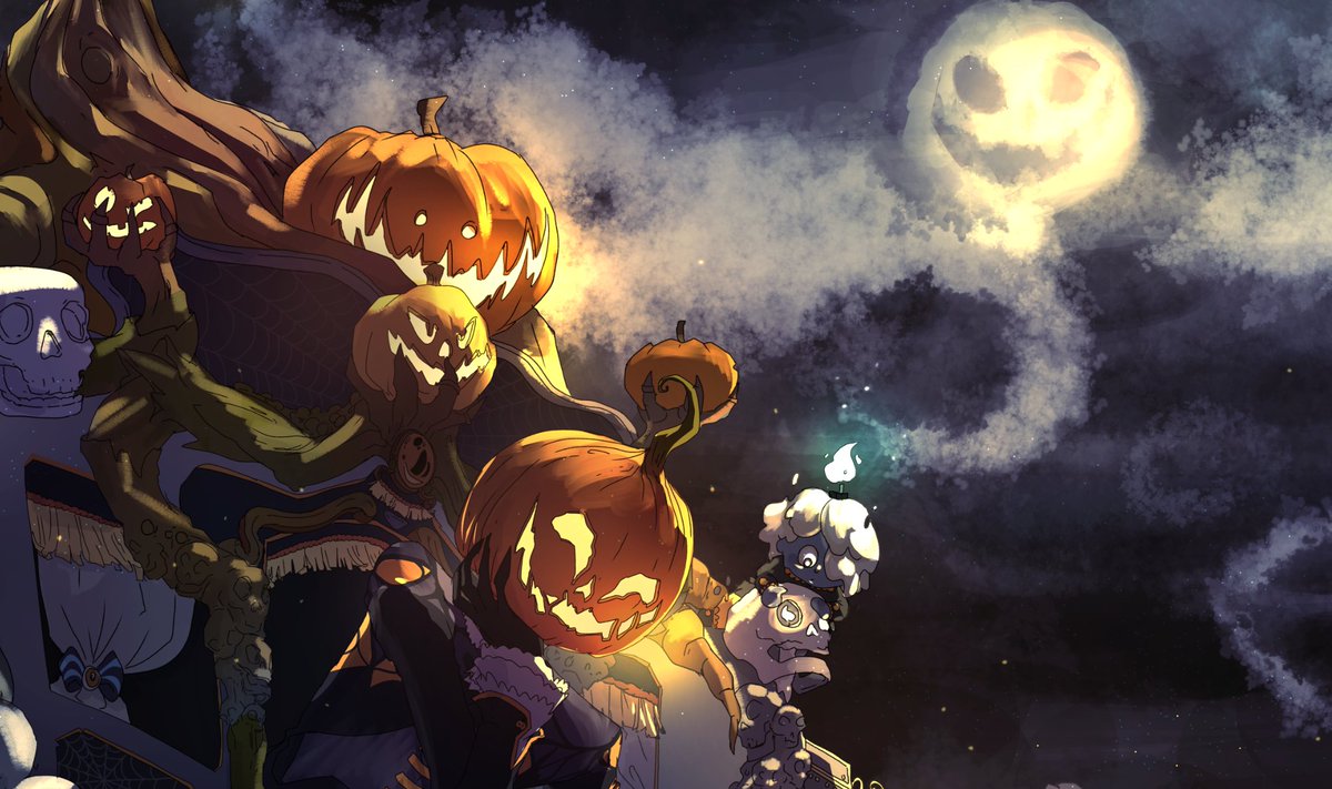 Skeletshoo's tweet photo. + quelques zoom des coins que j'aime bien, oui j'ai beaucoup aimé faire les persos car j'aime m'amuser avec les costumes et tout :DD https://t.co/7Jz1zCFnJA
