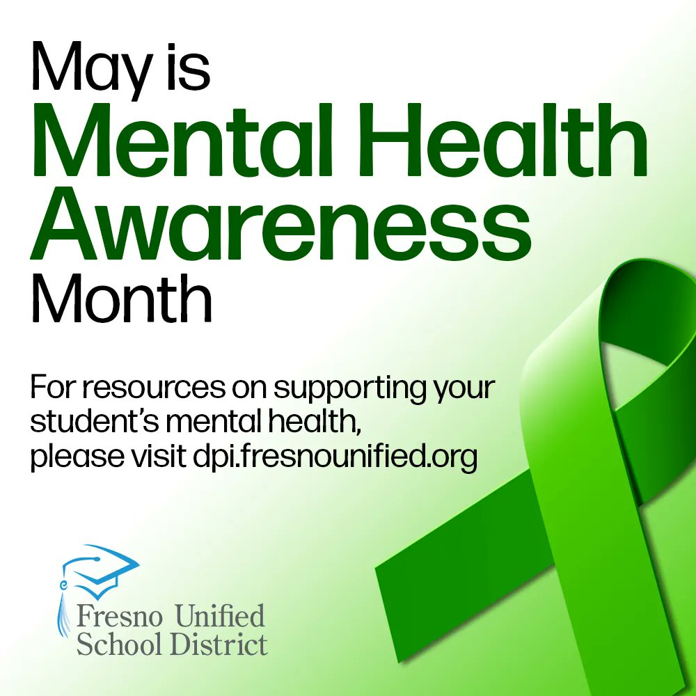 May is Mental Health Awareness Month. It’s the perfect time to shine a light on the importance of mental health. Remove the stigma, know the signs, and ask for help if you need it. Later this month, we will post videos on some of the supports throughout the district. Stay tuned!