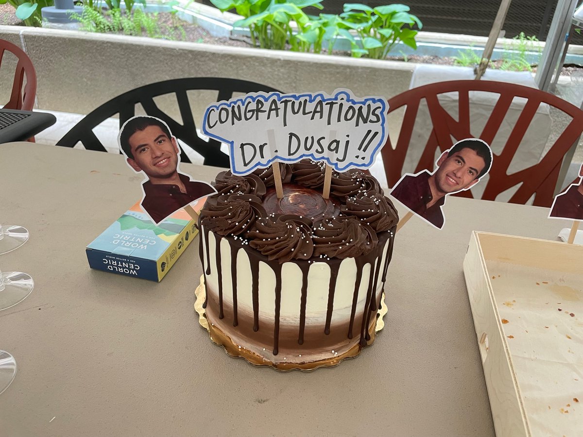 landau_lab's tweet photo. Huge congrats to Neville @nevnevv @TriIMDPhD on his beautiful PhD defense! Extra sweet to have the first student graduate from the lab. I guess now we are a *real* lab...:) https://t.co/Ll0eh8Anpl
