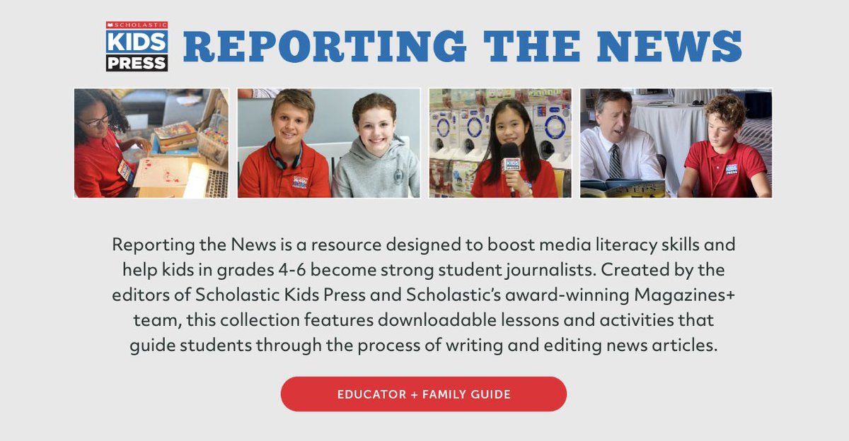Award-Winning Scholastic Kids Press Program Announces 2022-23 Kid Reporters