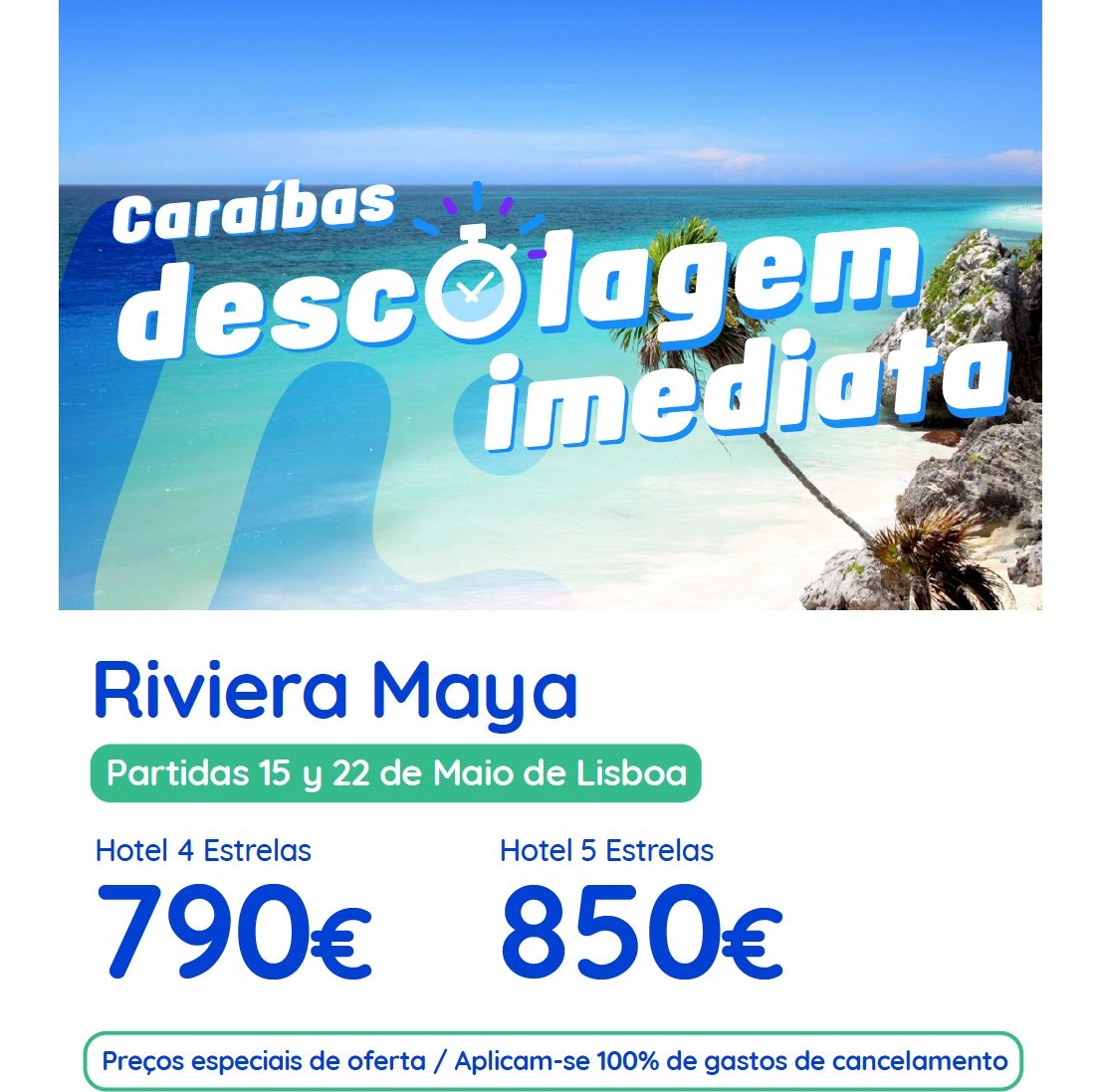 _EMVIAGEM's tweet photo. 💣💣 Riviera Maya
mais informações:
e/ ou: Tlf.: 211 167 125 | email.: bookings@emviagem.pt
https://t.co/EPX8cNpRU3 https://t.co/HfkrgTDJqf