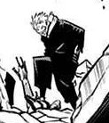DailySukuna's tweet photo. he does a little kick https://t.co/0AUt1HbEMR